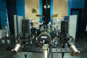 Audio-Technica AT4050 for Room mics Jeff Bowders Ultimate Studios, Inc for FullOnDrums.com Session Report